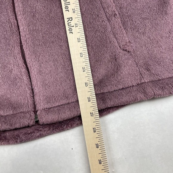 The North Face Vest Women's Large Purple Osito Full Zip Soft Fleece Sleeveless - Picture 10 of 10
